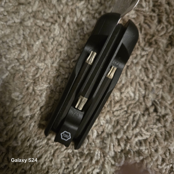 Sky Black and Blue Folding Hex Key Set - Picture 3 of 5